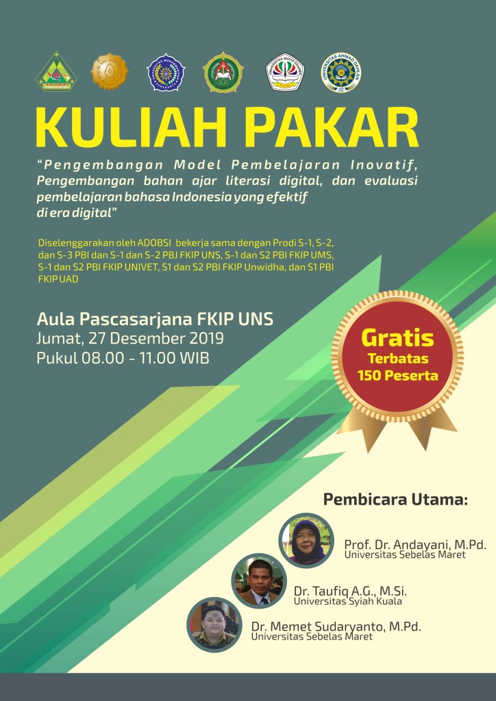 Poster Kuliah Pakar Pasca 2019